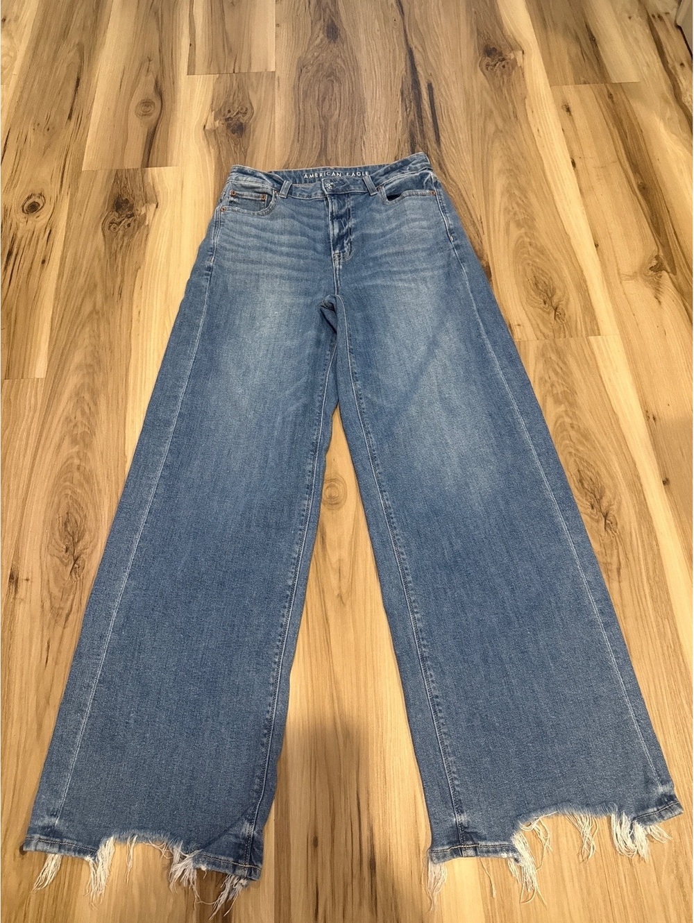 American eagle super high-rise, baggy, wide leg